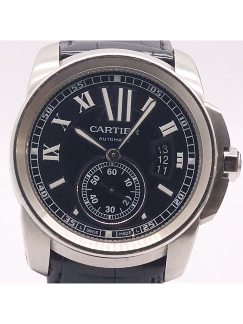 Cartier Calibre de Cartier Automatic Back Sketches Date Small Seconds Black